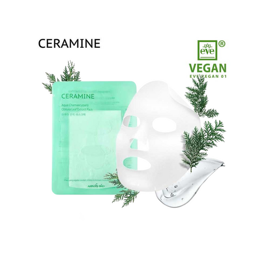 CERAMINE AQUA FACE MASK PACK (10ea/ 1Pack)