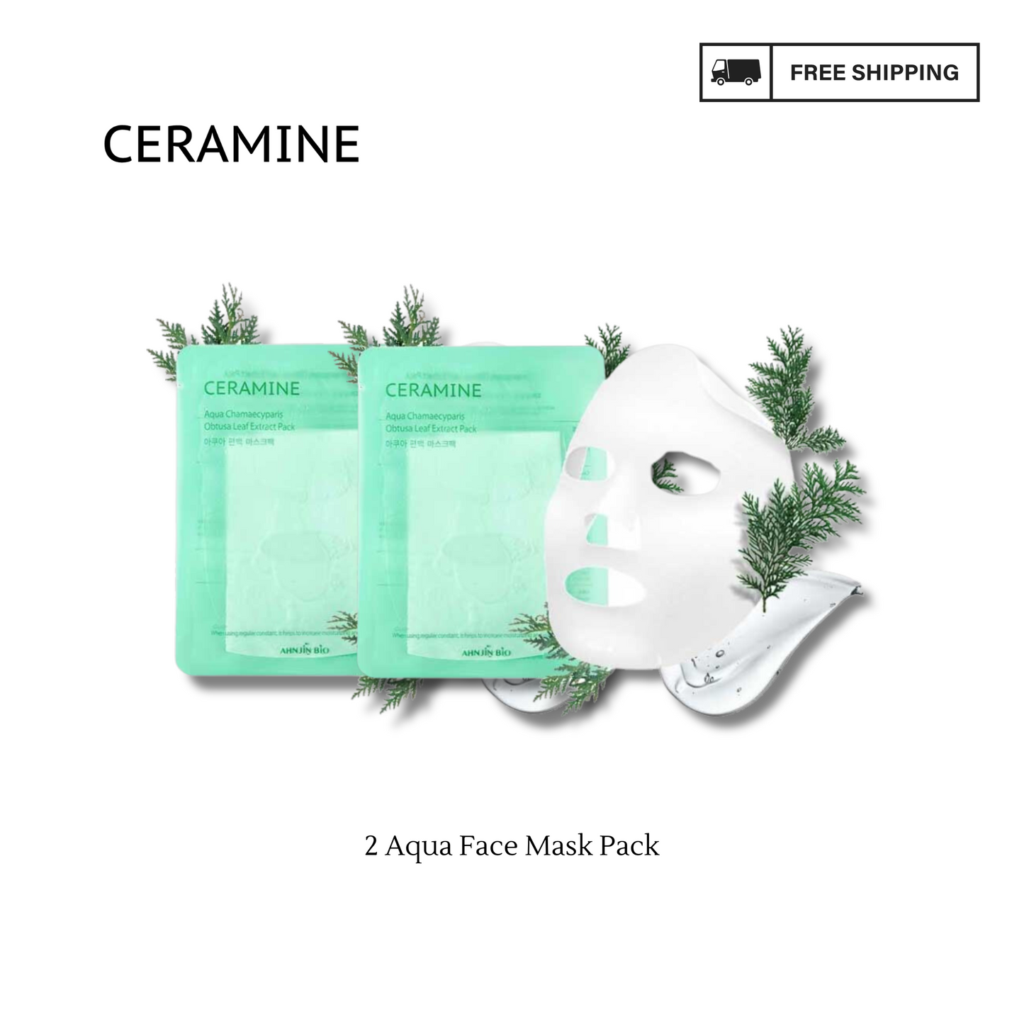 [BUNDLE PACK] AQUA FACE MASK PACK (10ea/ 1Pack) x 2