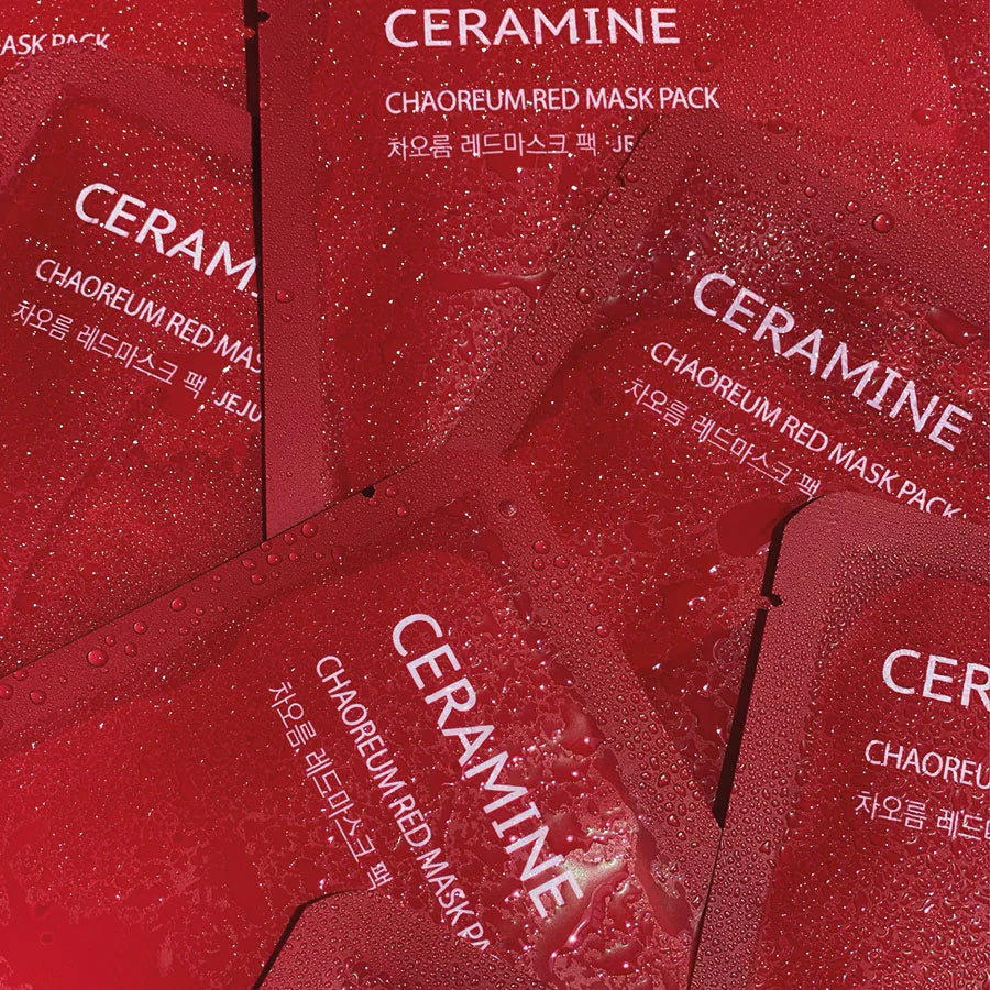 CERAMINE CHAOREUM RED MASK PACK (5ea/ 1Pack)